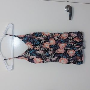 H&M Divided Size 4 Floral Romper